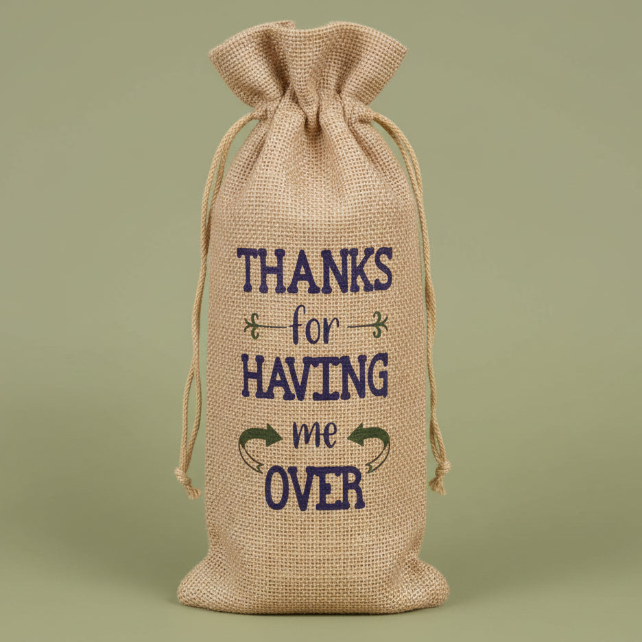 Wine bag - Thanks for having us over