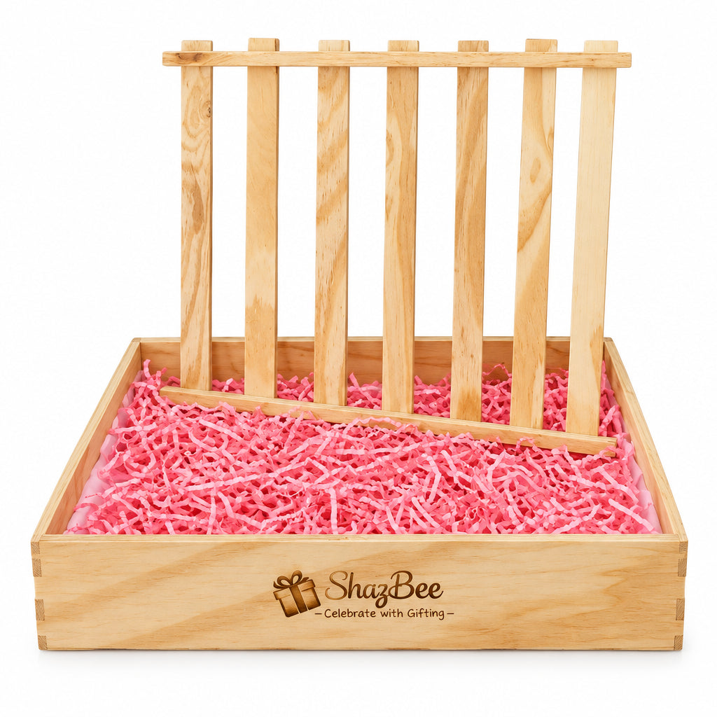 Wooden Crate Gift Box - 40 x 30 x 7 cm