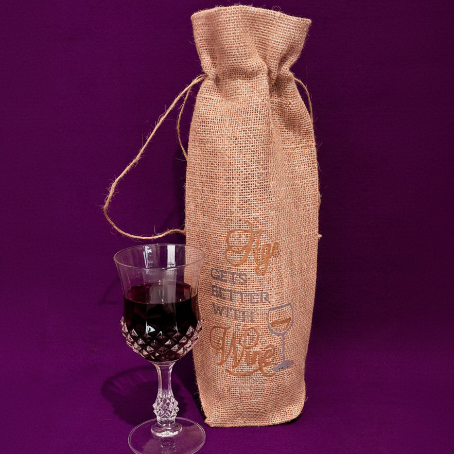 Wine bag - Age gets better with wine