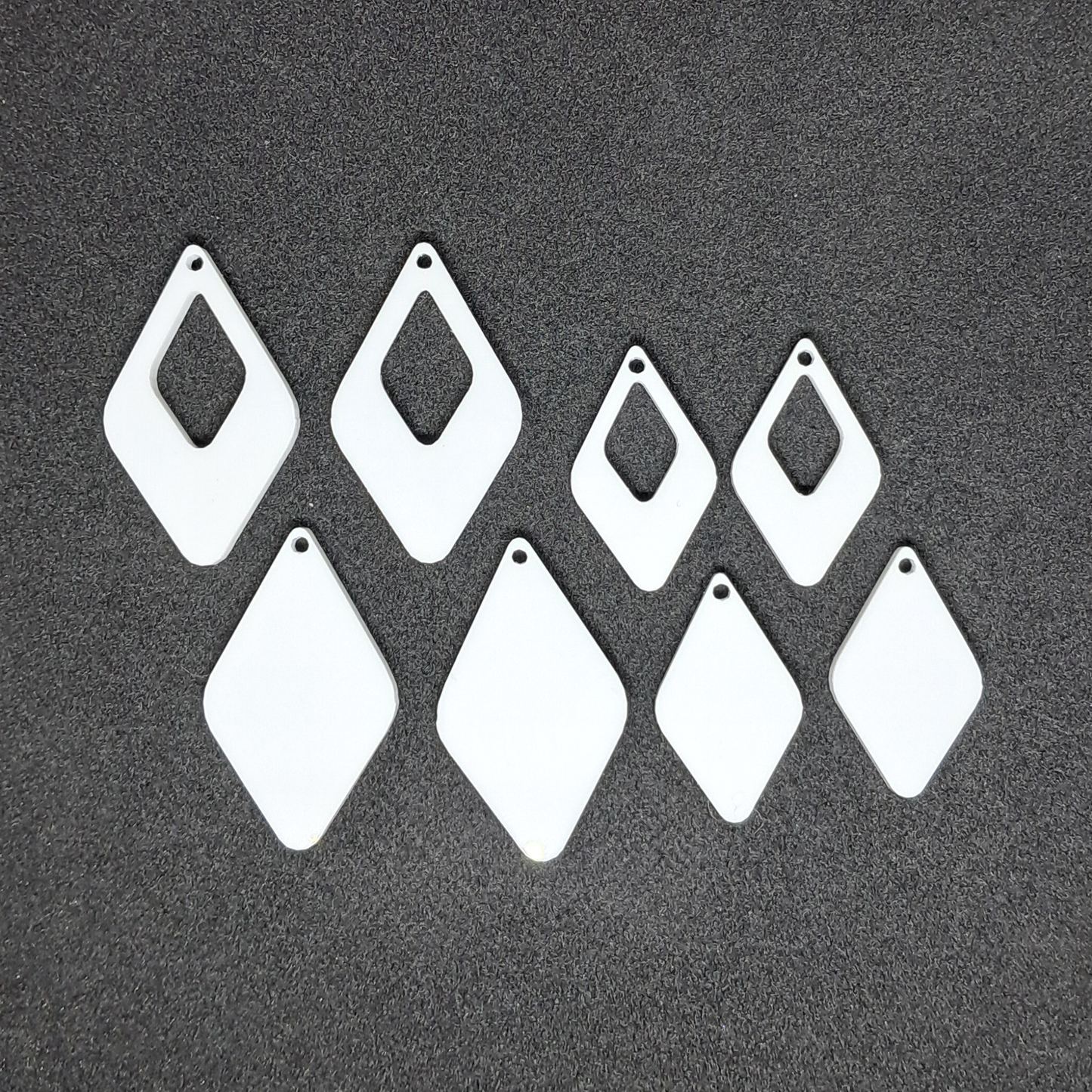 Earring blank - Diamond shapes