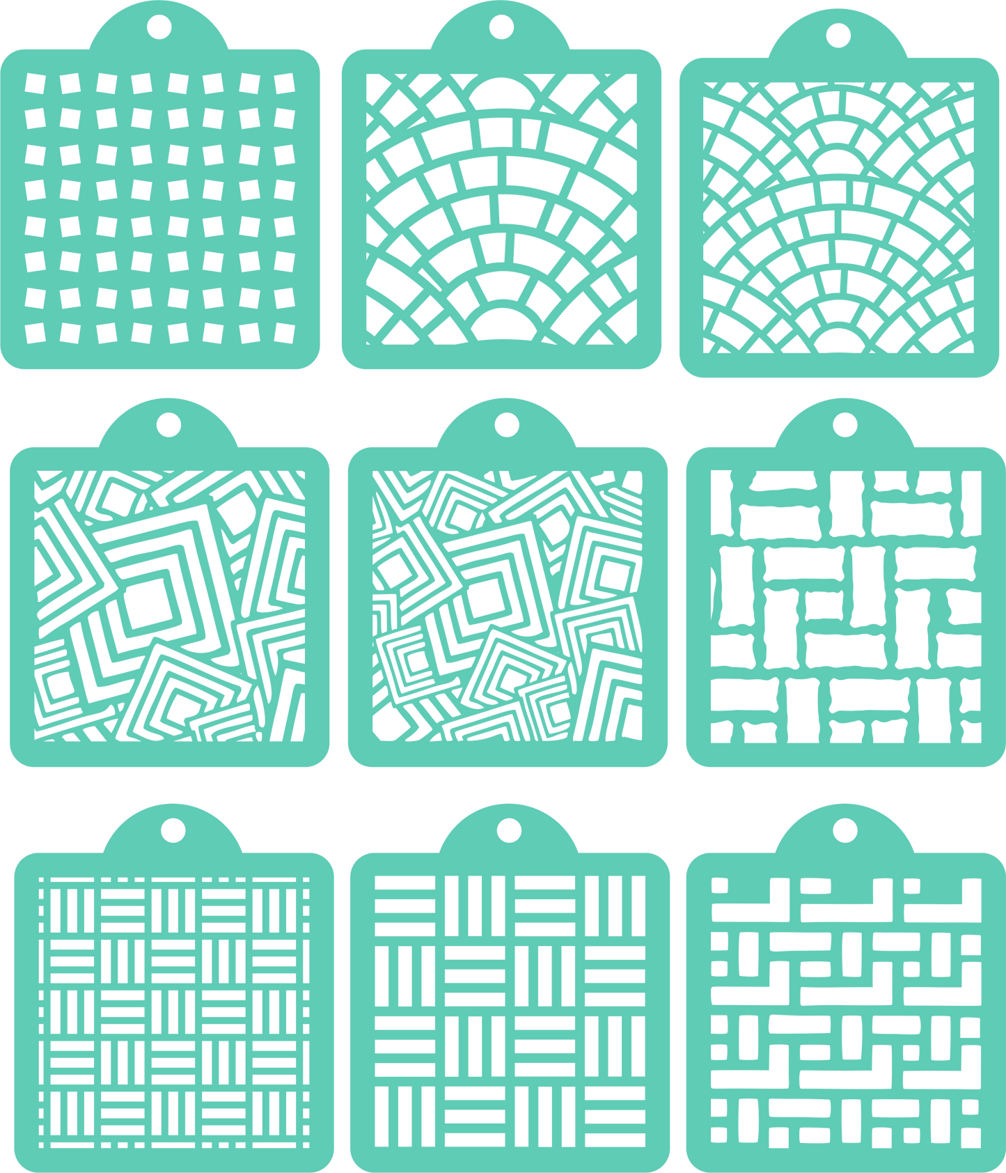 Stencil Set - Brickwork