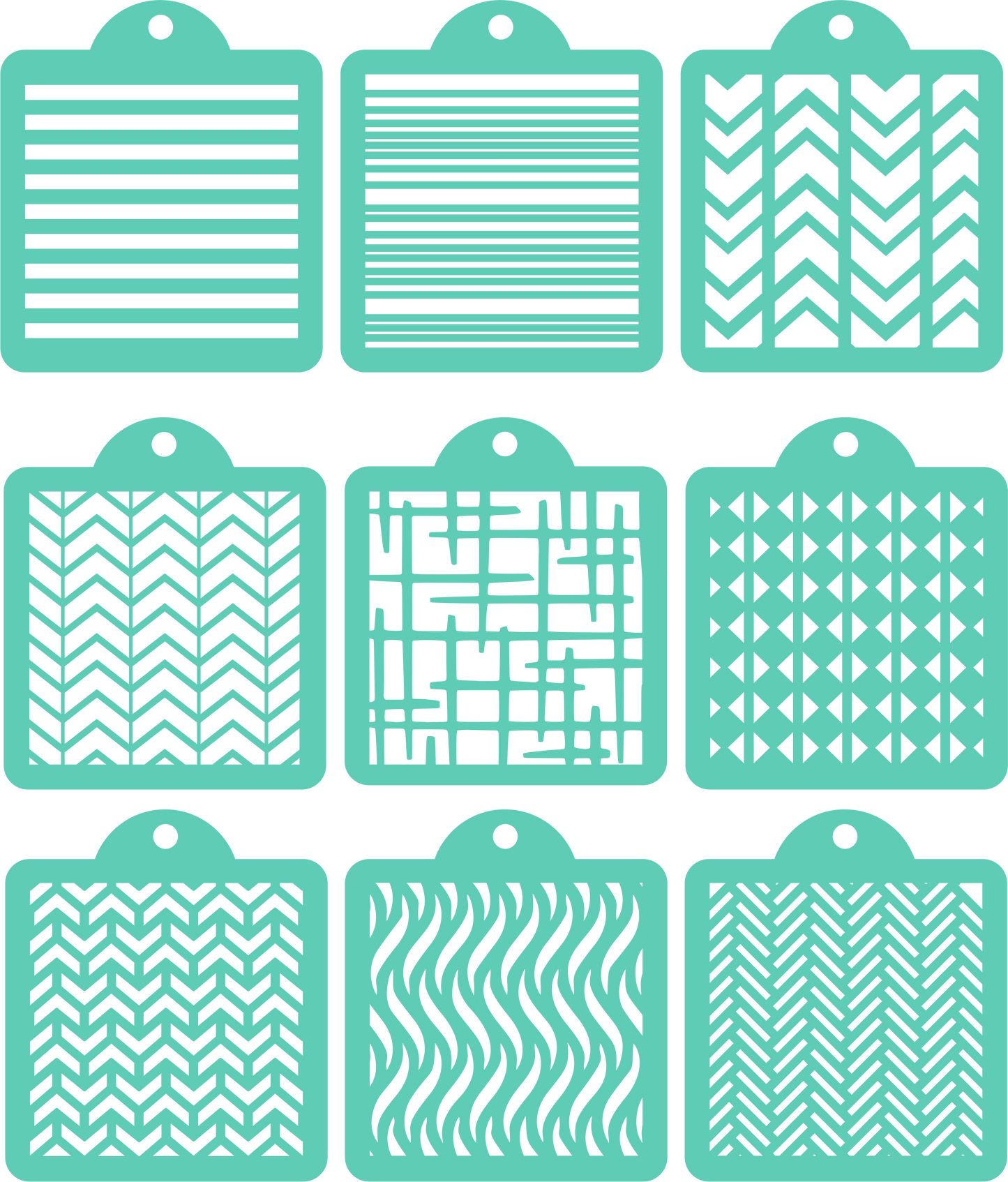 Stencil Set - Lines