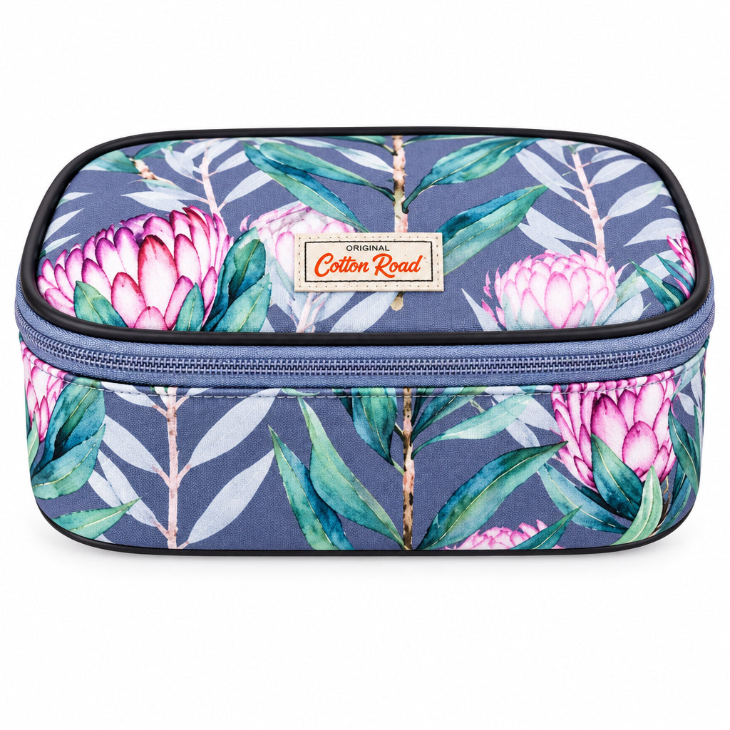 Cotton Road Cosmetic Bag - Fliptop Protea 02