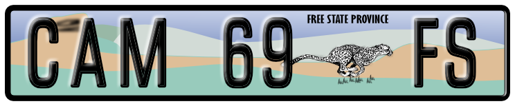 Numberplate - Freestate