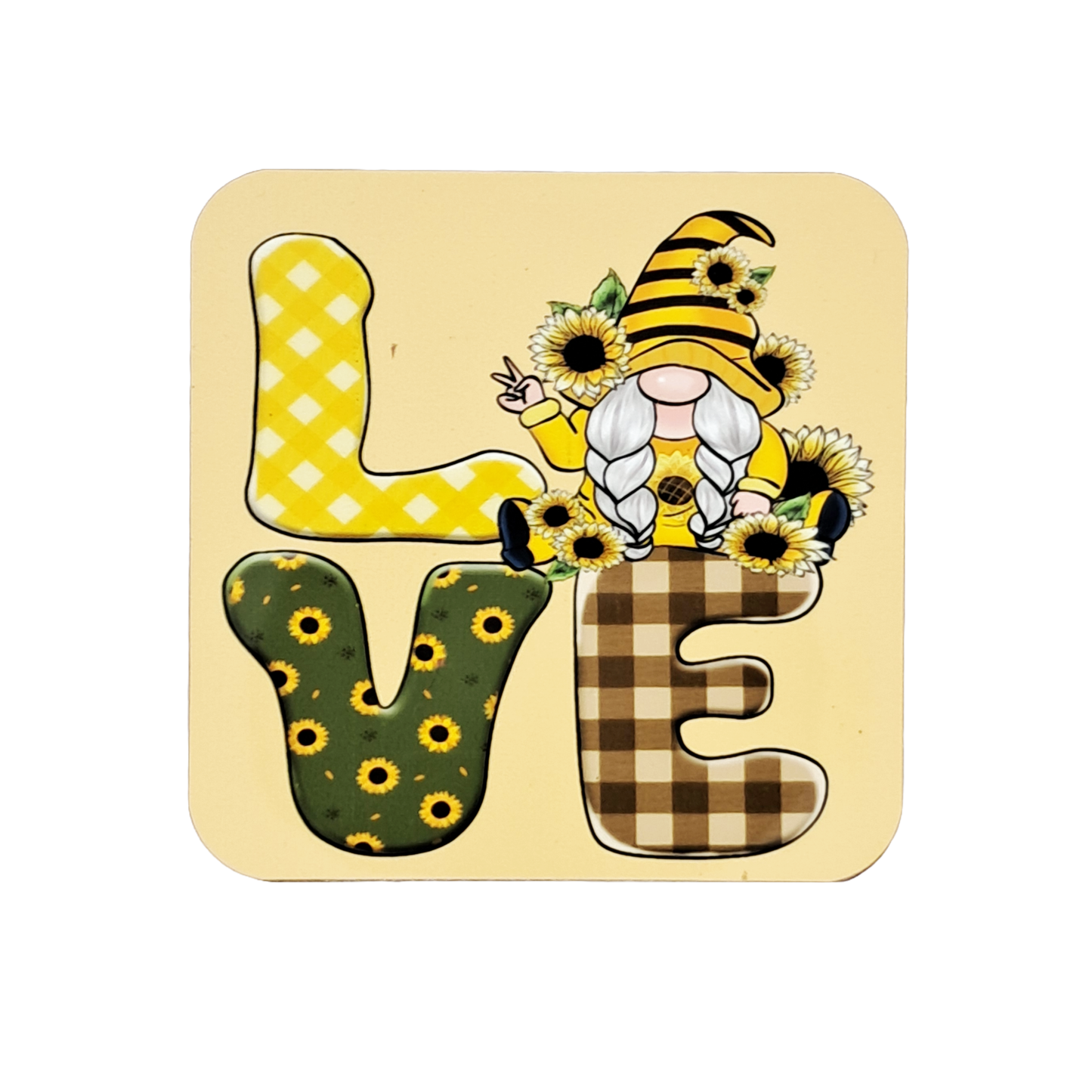 Magnet - Sunflower - Love