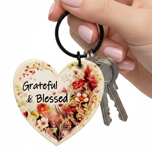 Heart message - Grateful & Blessed
