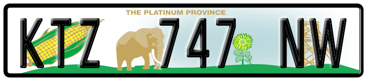 Numberplate - Northwest