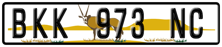 Numberplate - Northern Cape