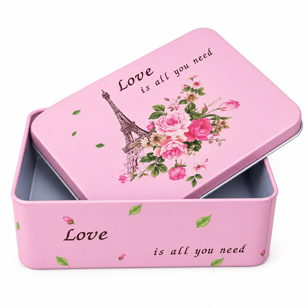 Lavender Tin Gift Box - 12x9x4cm