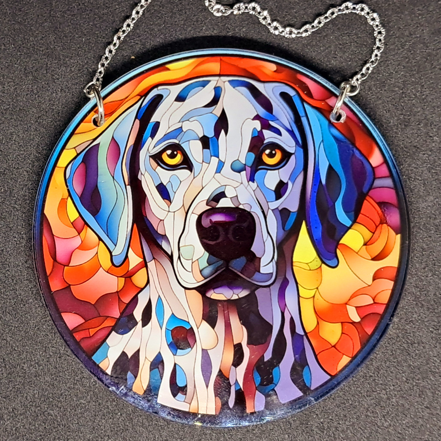 Stained glass hanging - Dalmation