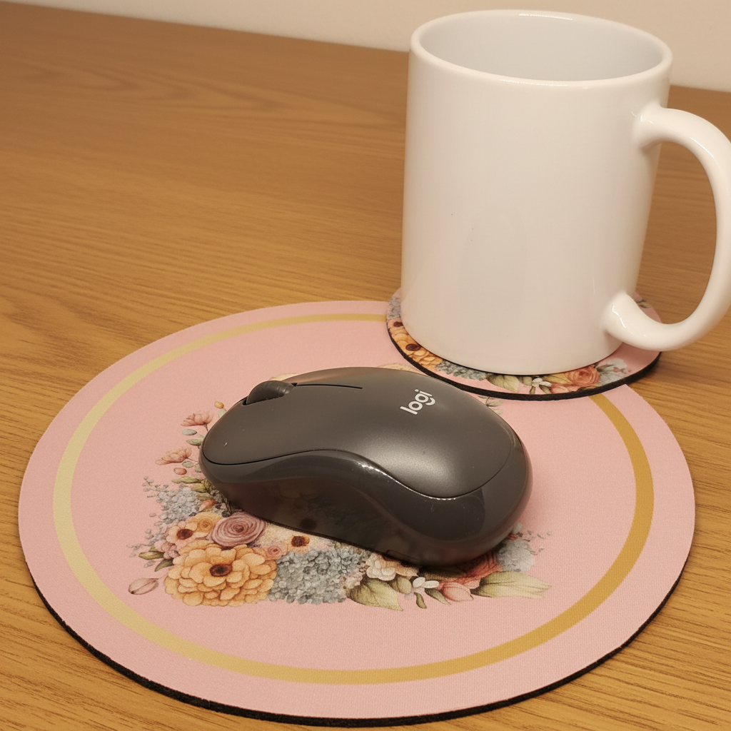 Desk set - Pink teddy