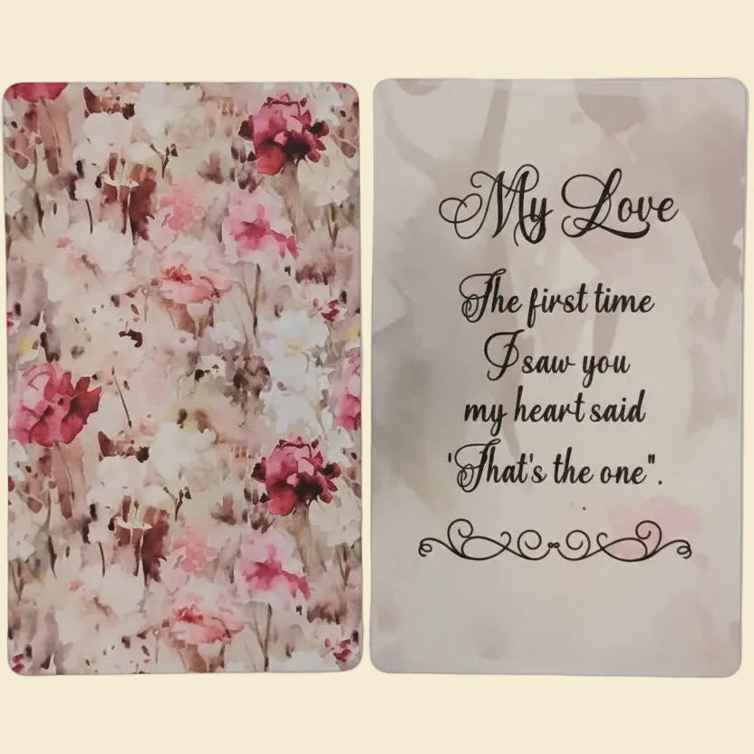 Two cards with different designs on a light gray background