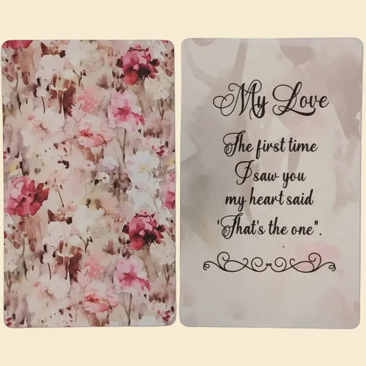 Two cards with different designs on a light gray background