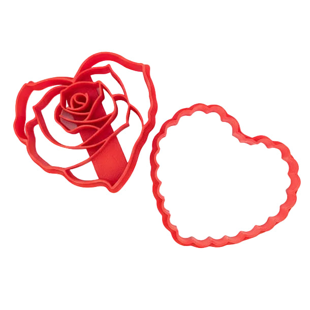 Heart roses