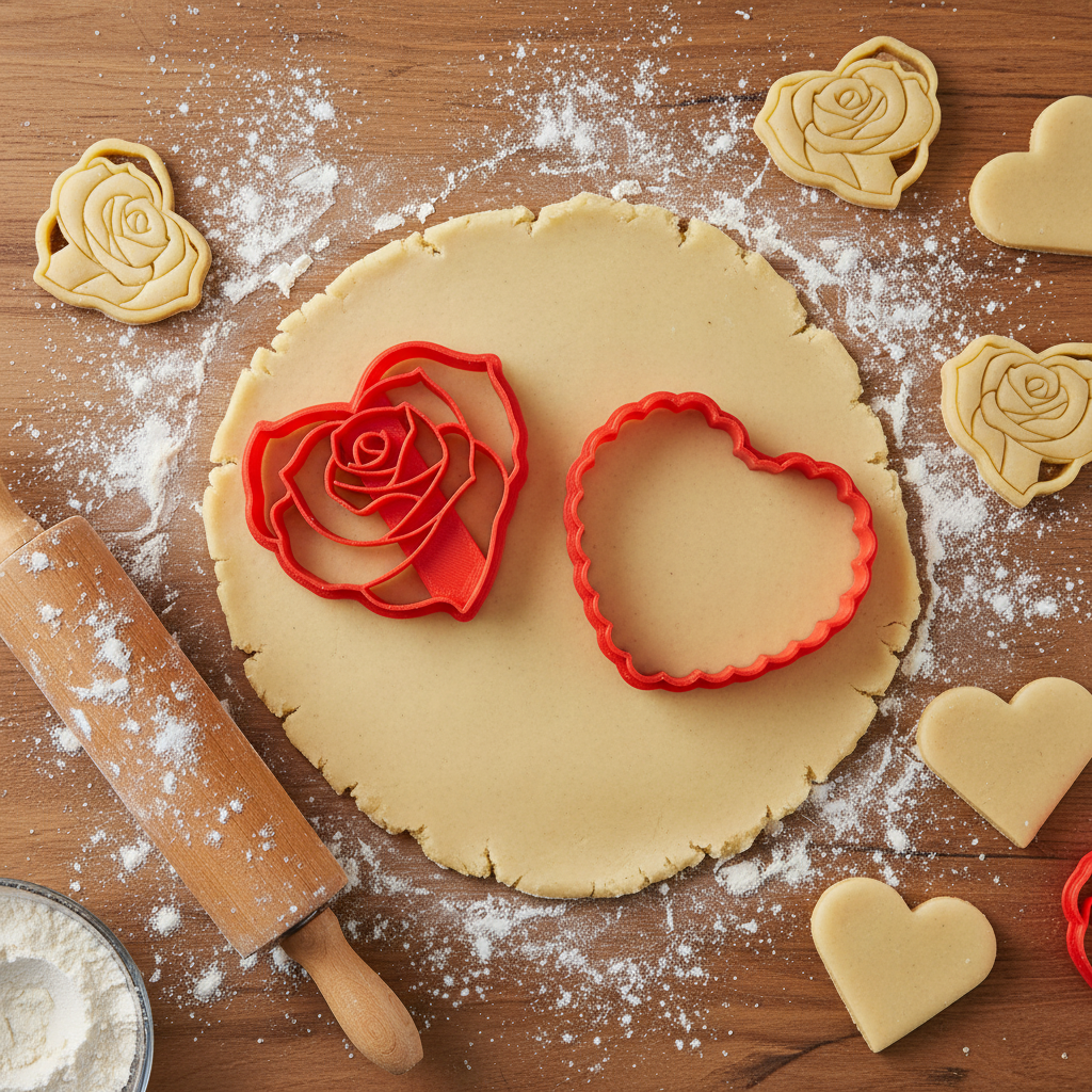 Heart roses