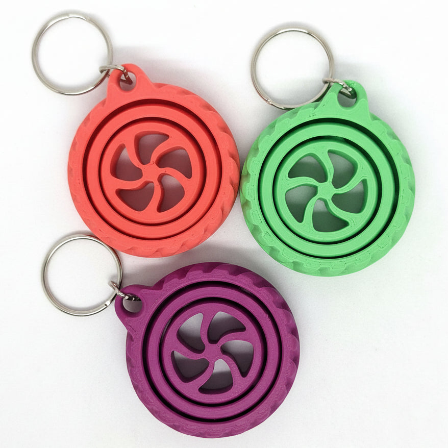 Fidgetspinner Keyring - Tyre