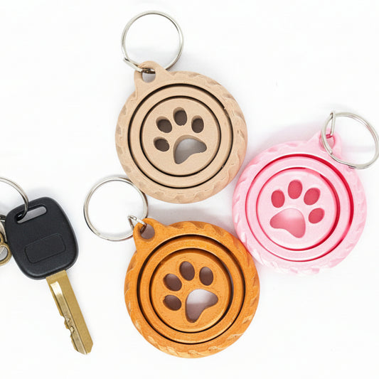 Fidgetspinner Keyring - Paw print