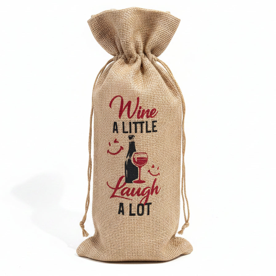 Wine bag - Wine a little, laugh a lot