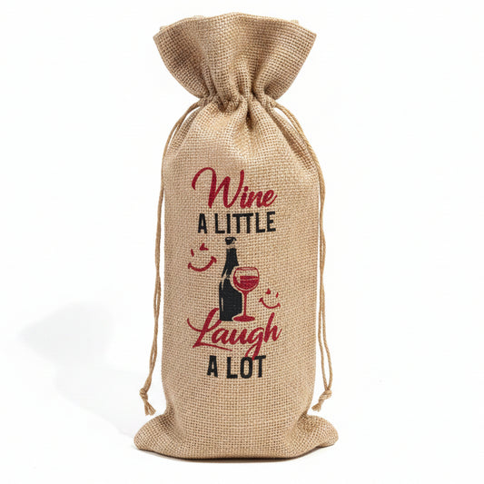 Wine bag - Wine a little, laugh a lot