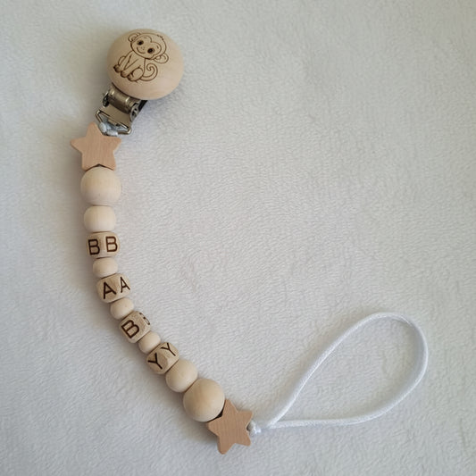 Dummy Clip - Wooden with Name
