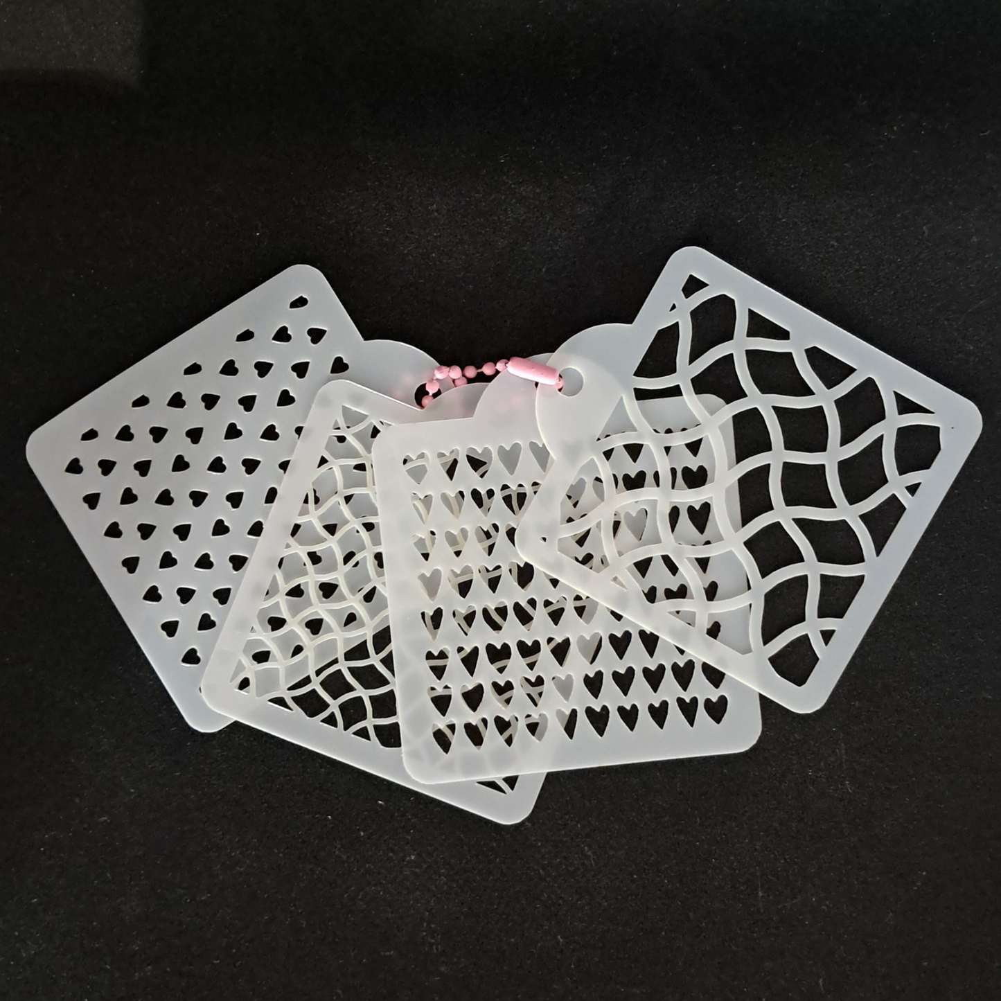 Stencil Set - Hearts & Mosaic