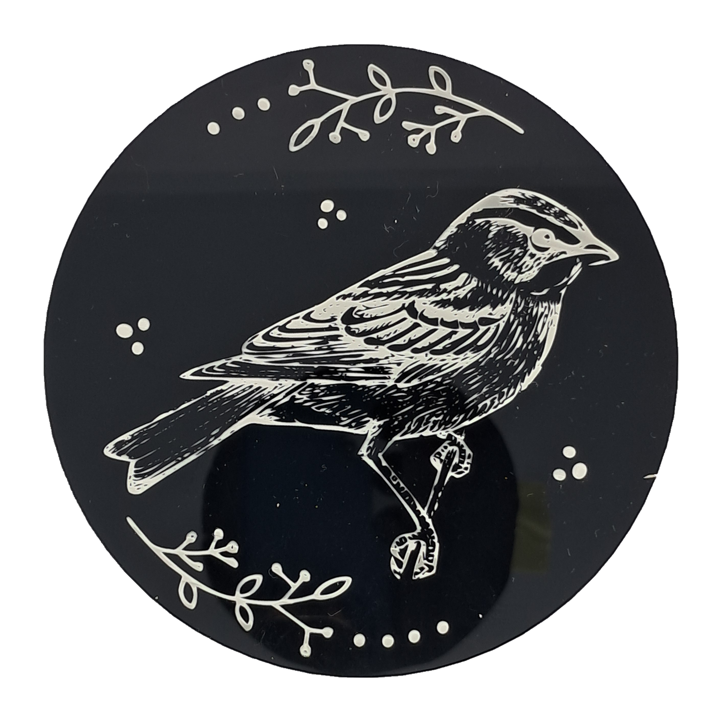Coasters - Birds engraved