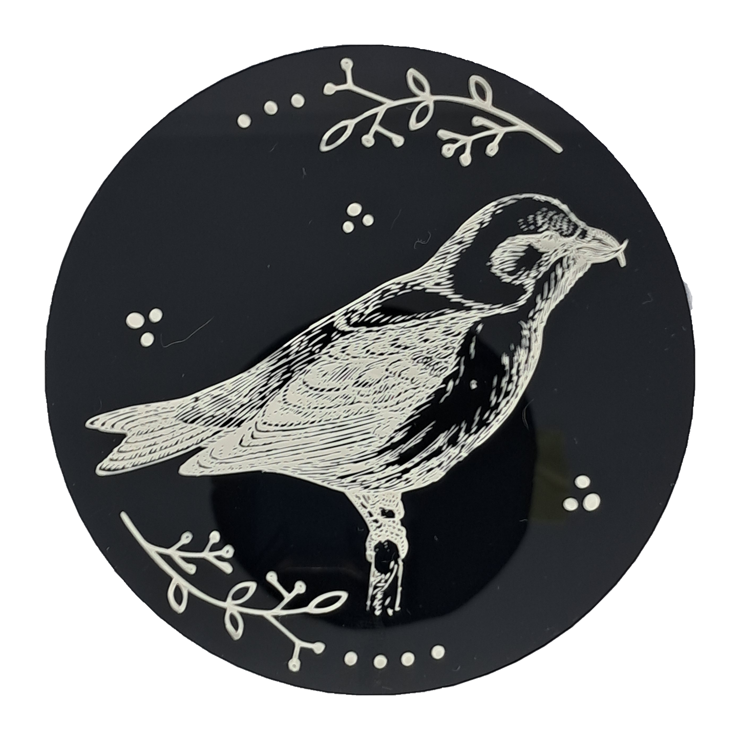 Coasters - Birds engraved