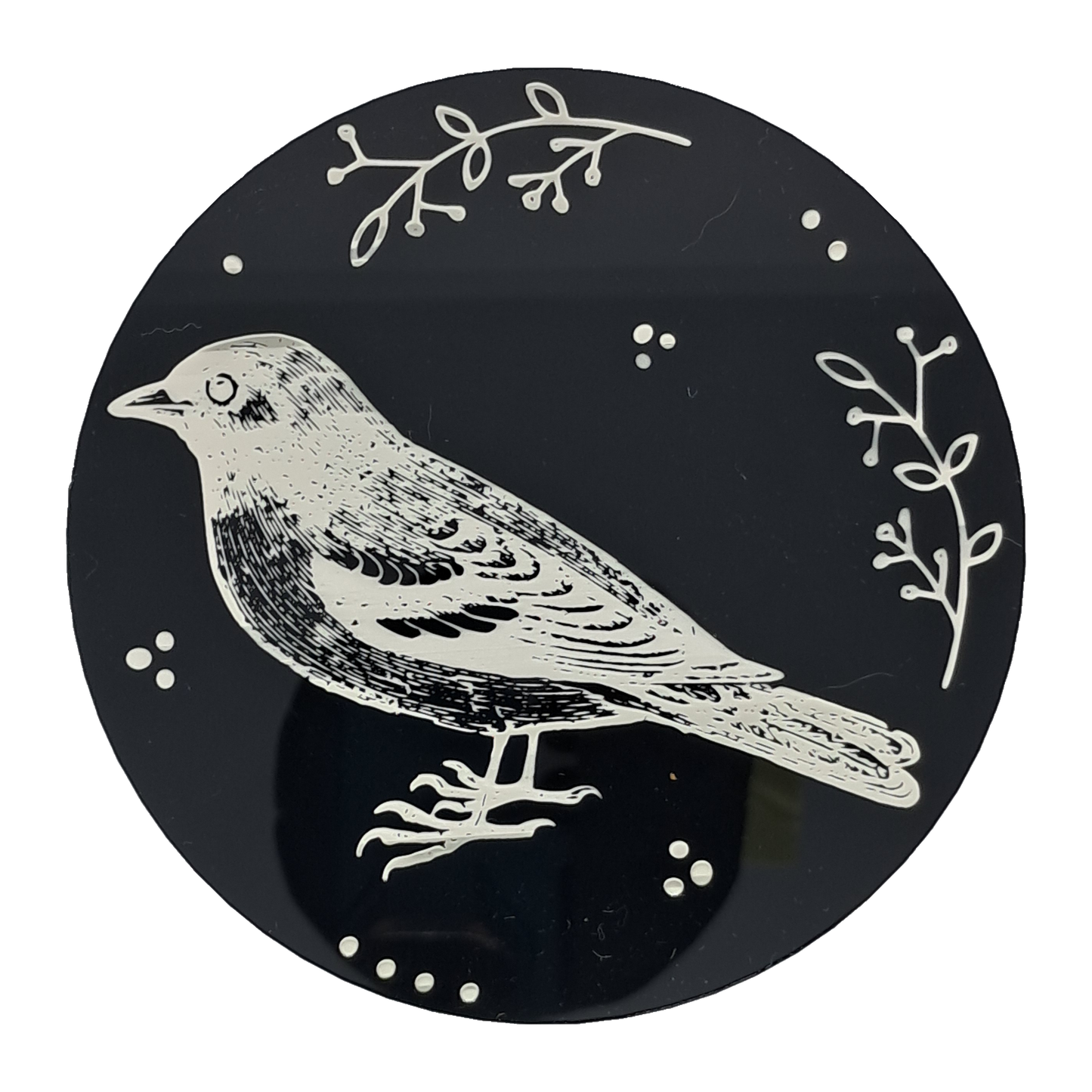 Coasters - Birds engraved