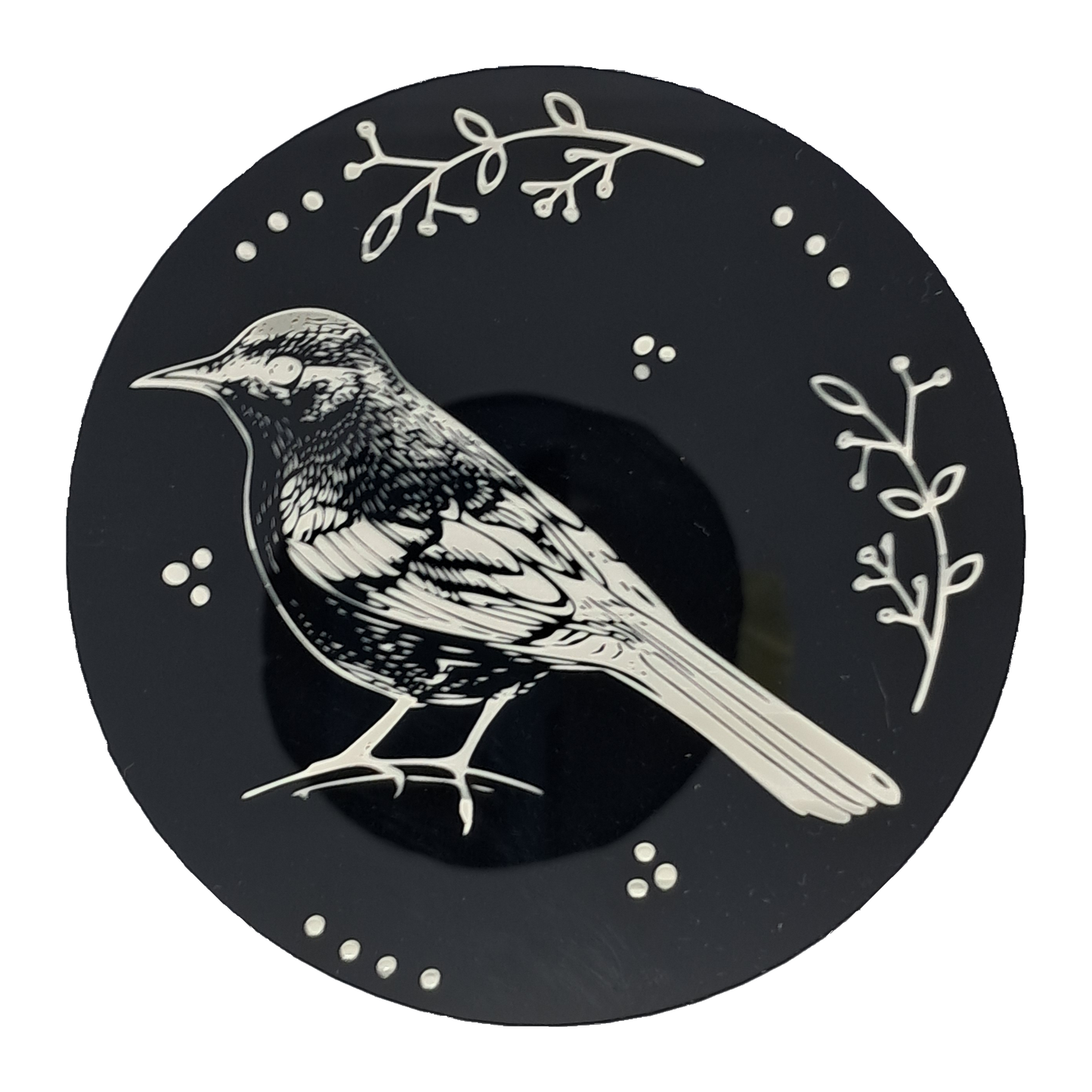 Coasters - Birds engraved