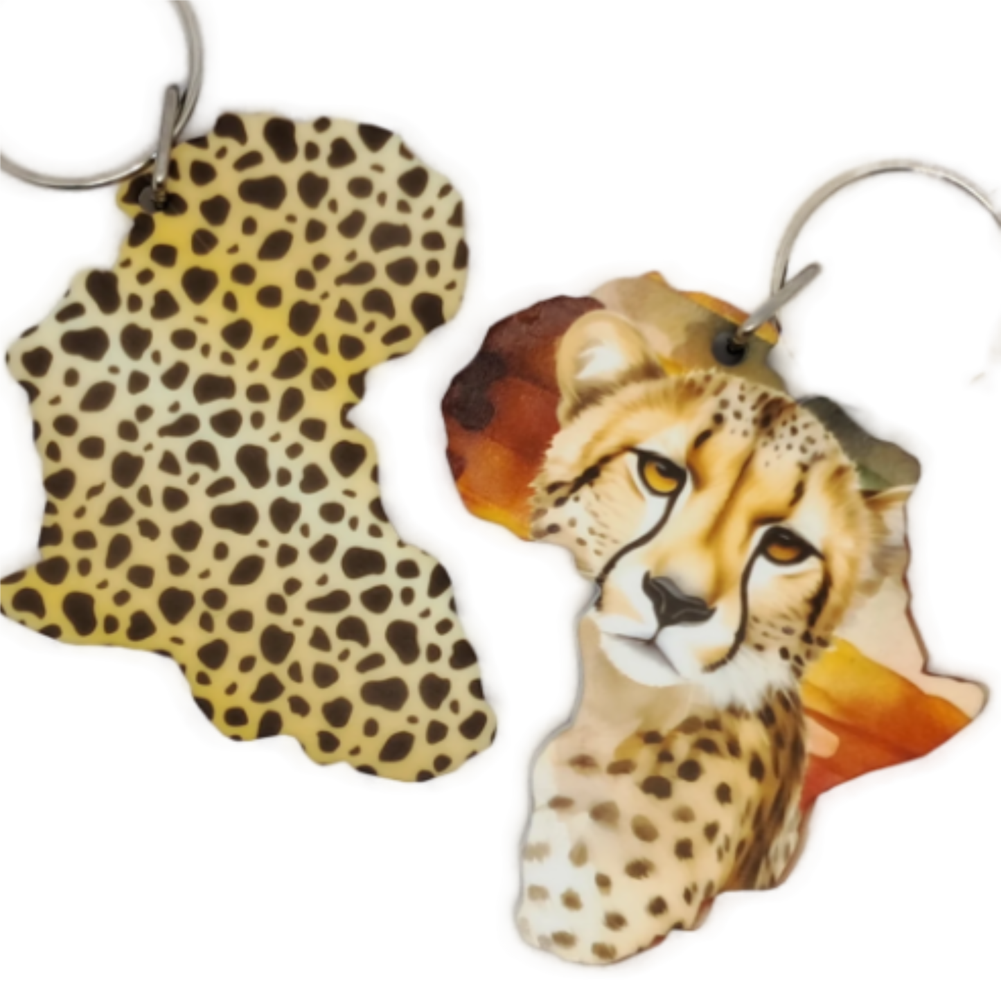 Africa Map - Cheetah