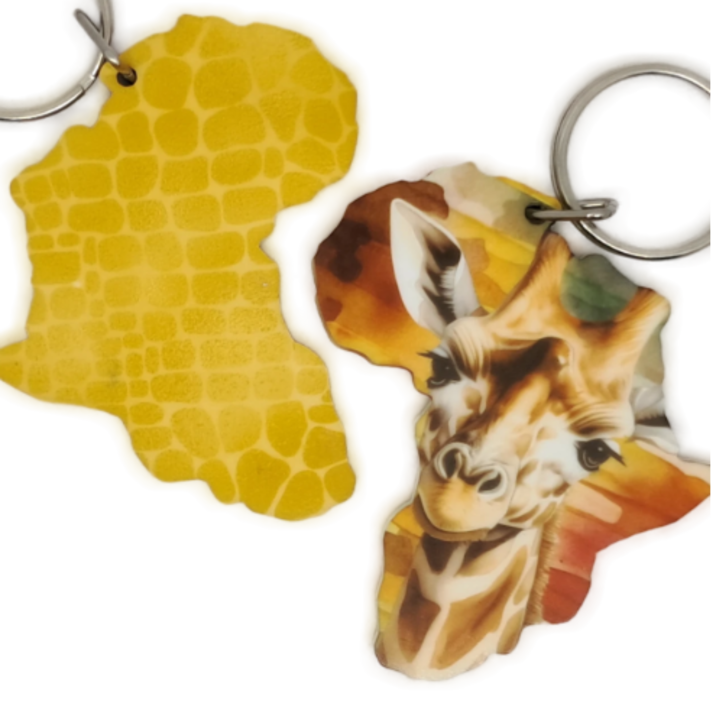 Africa Map - Giraffe