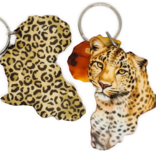 Africa Map - Leopard