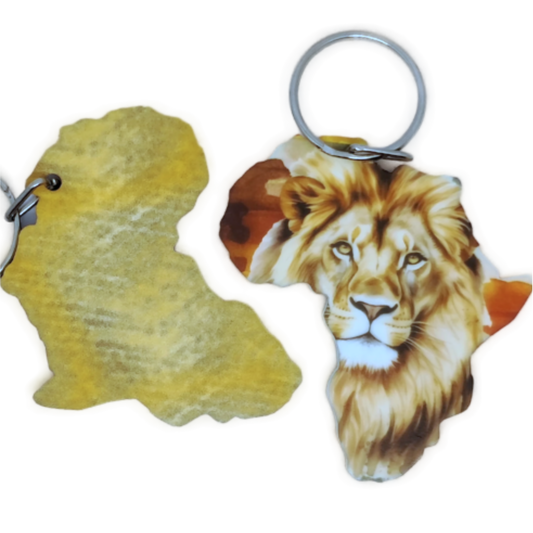 Africa Map - Lion