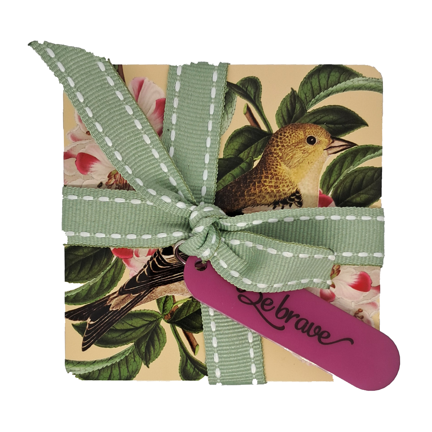 Coaster Set - Brids & Flowers