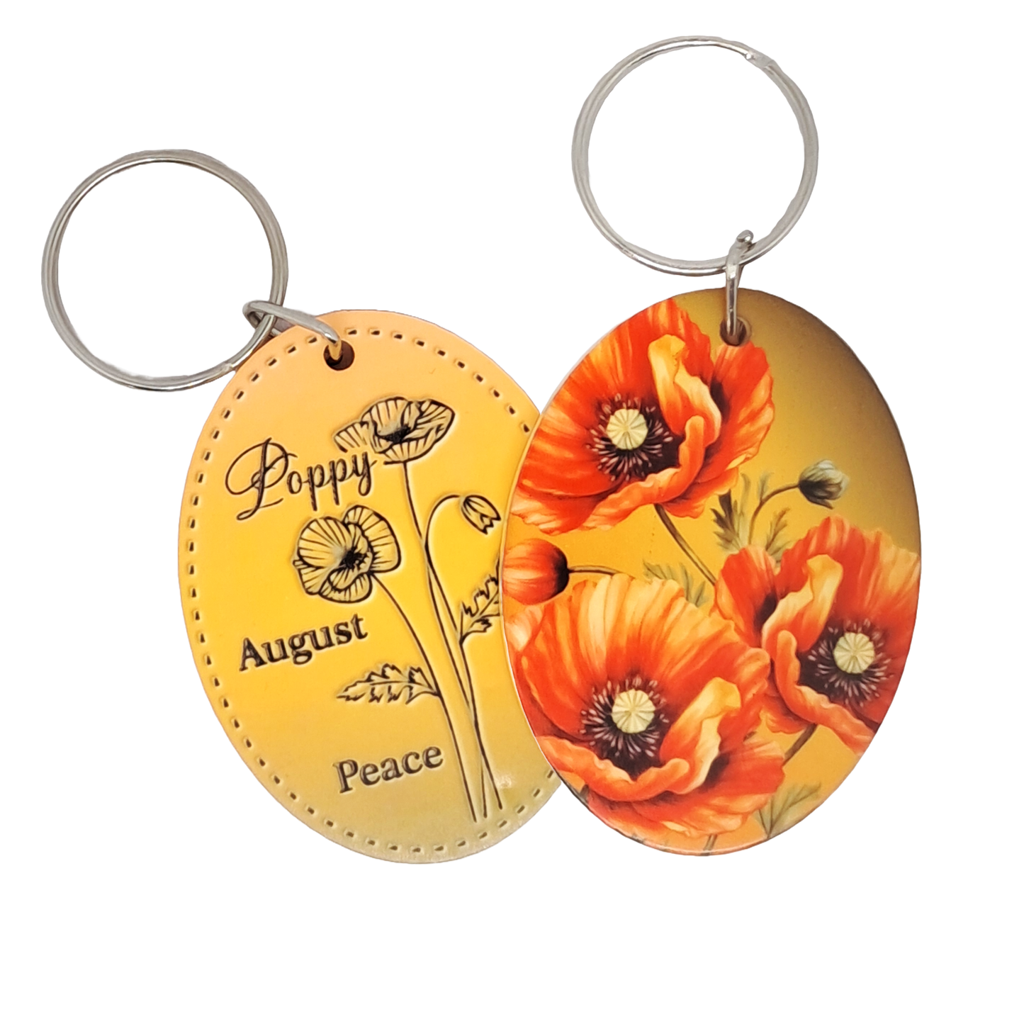 Birthday month keyrings