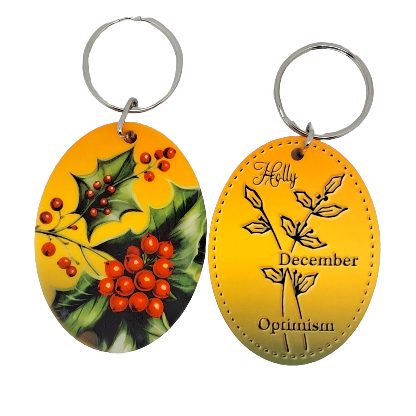 Birthday month keyrings