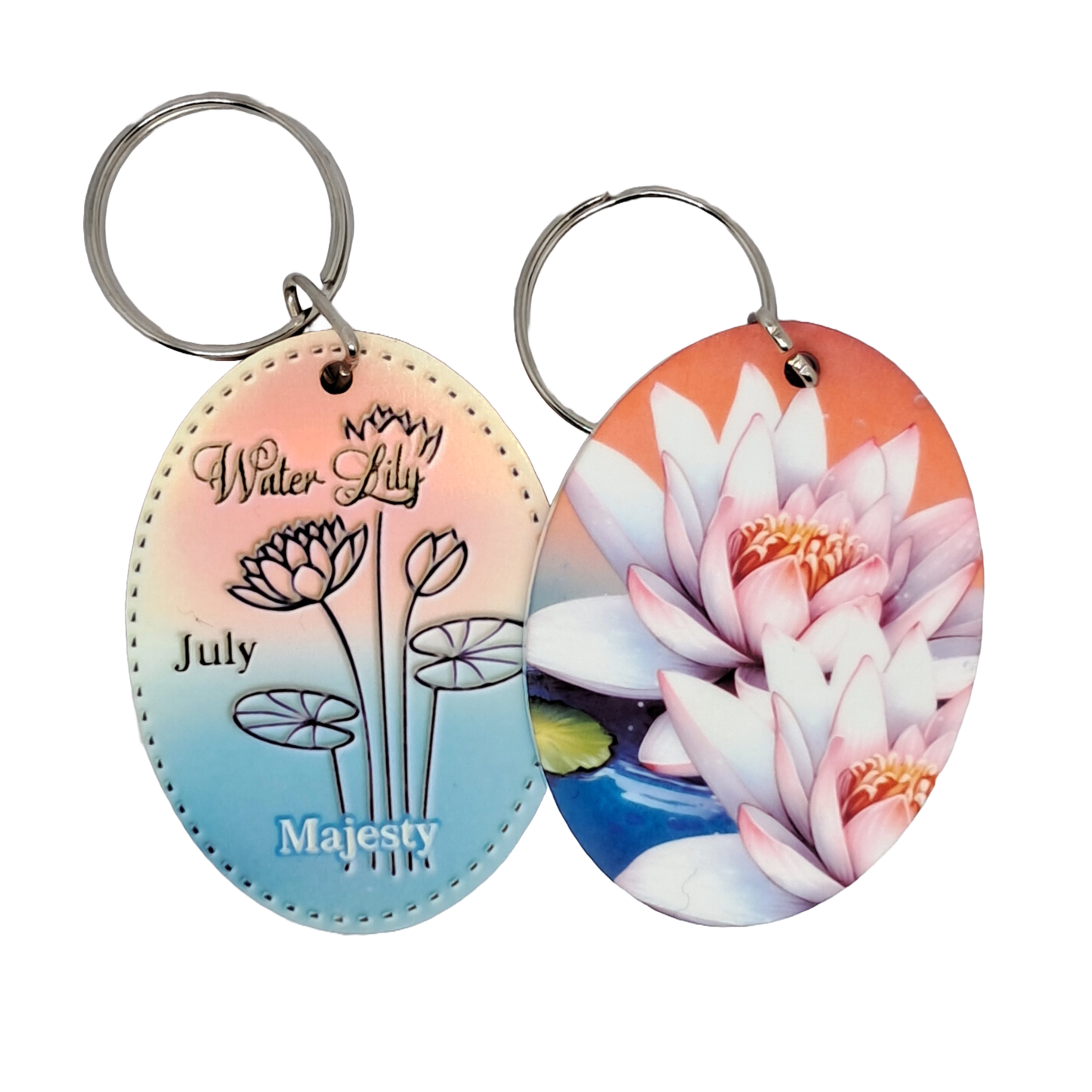 Birthday month keyrings