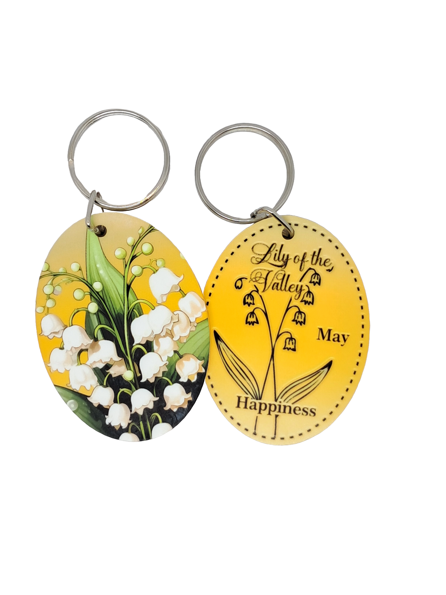 Birthday month keyrings