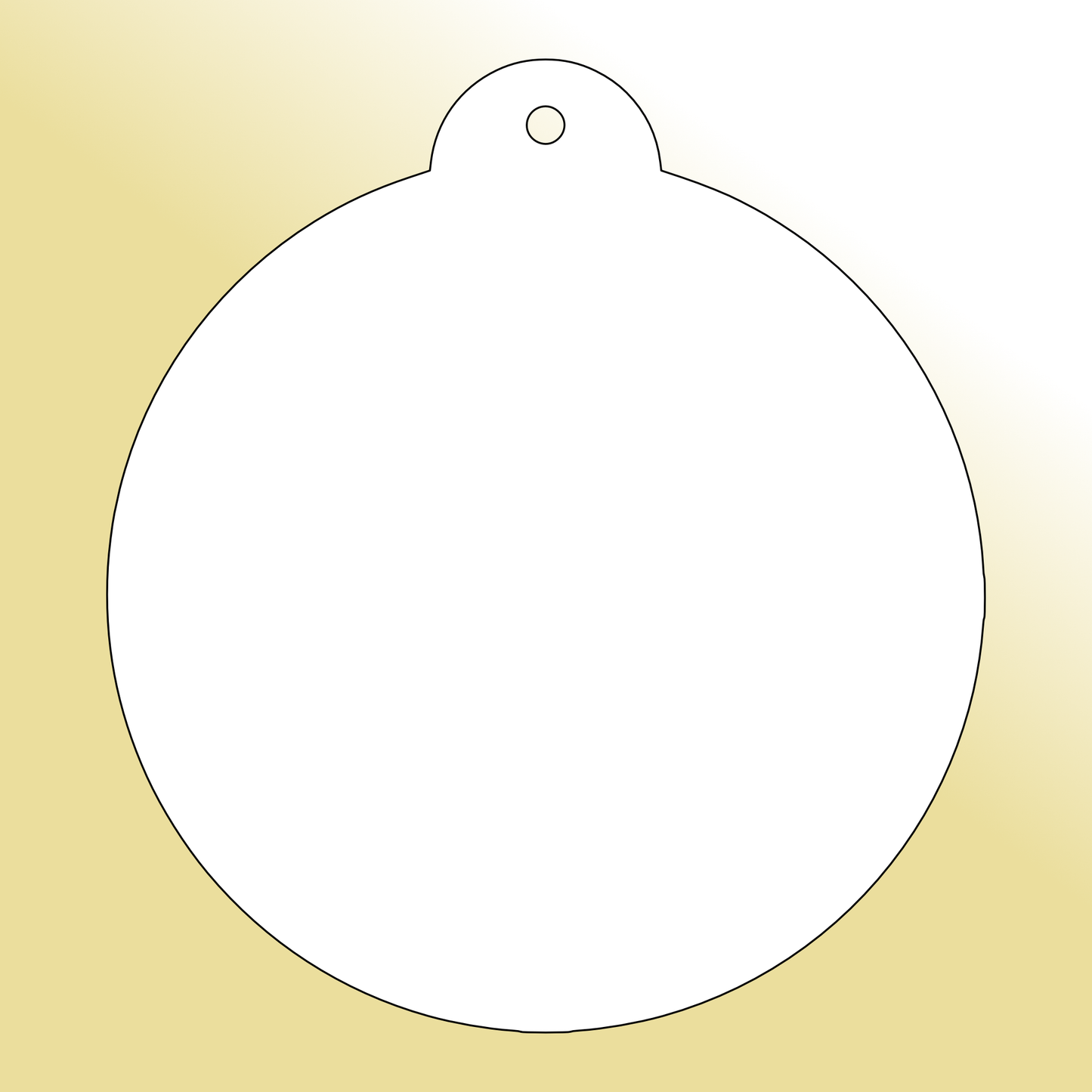 Blank - Christmas Bauble 1