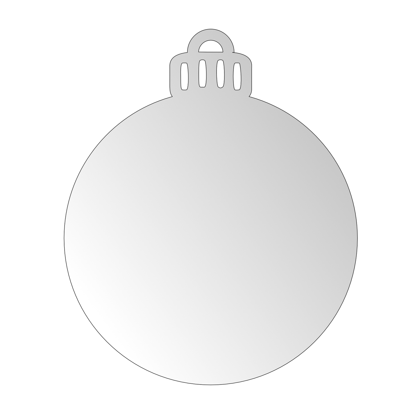 Blank - Christmas Bauble 2