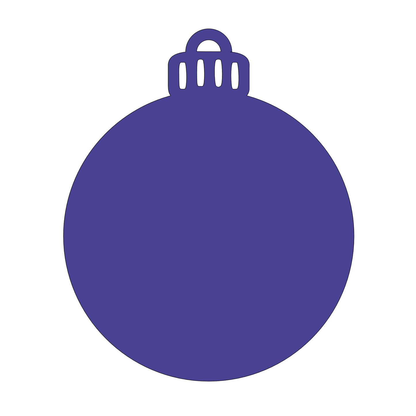 Blank - Christmas Bauble 2