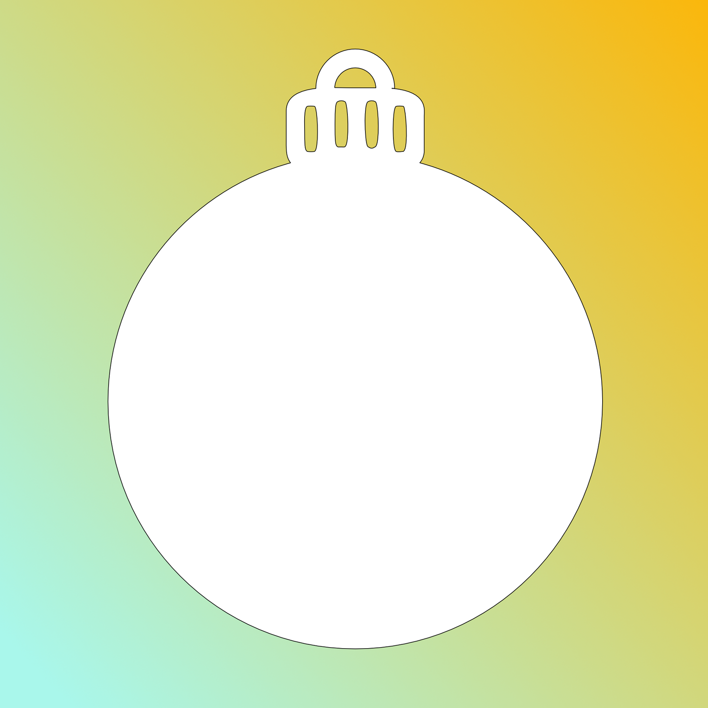 Blank - Christmas Bauble 2