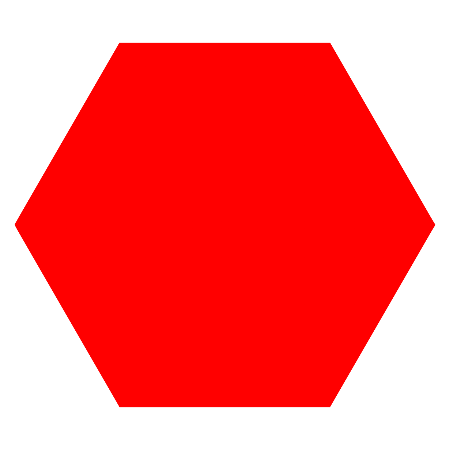 Blank - Hexagon