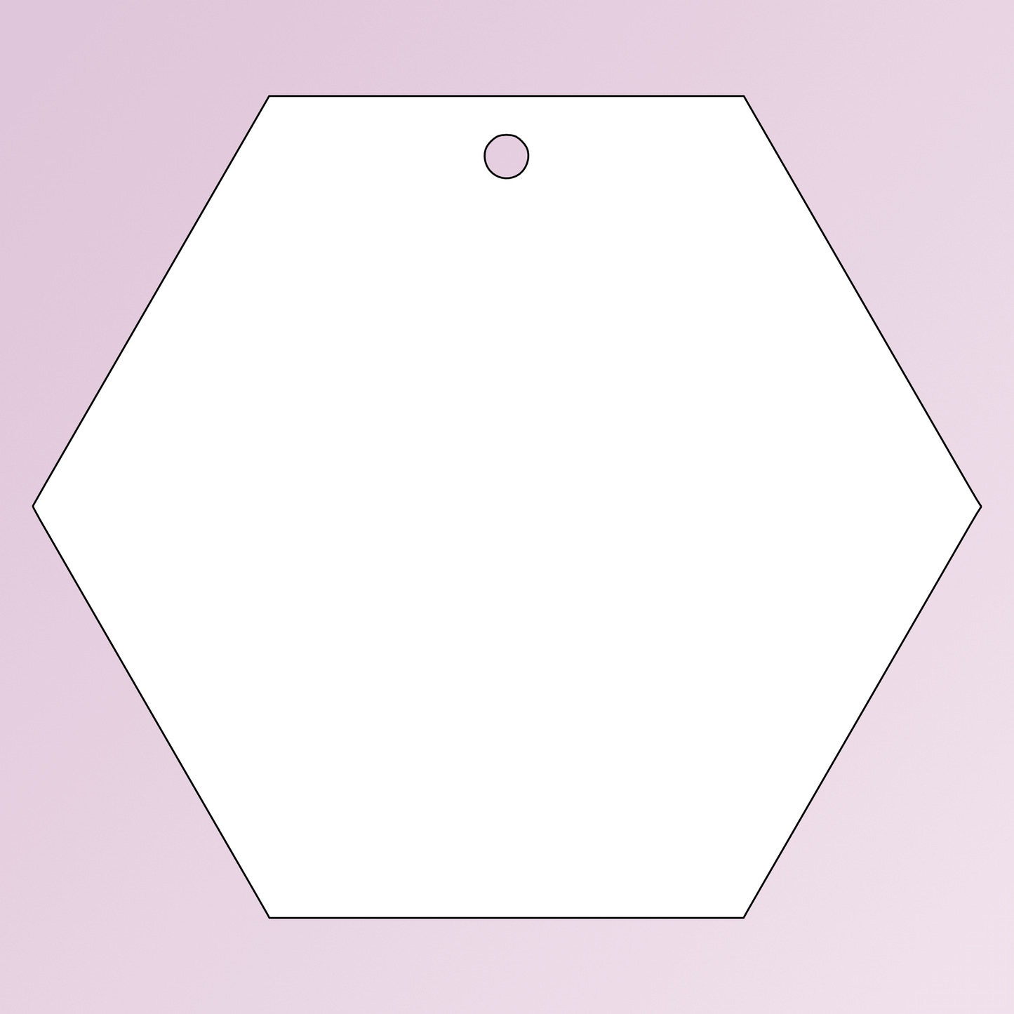 Blank - Hexagon