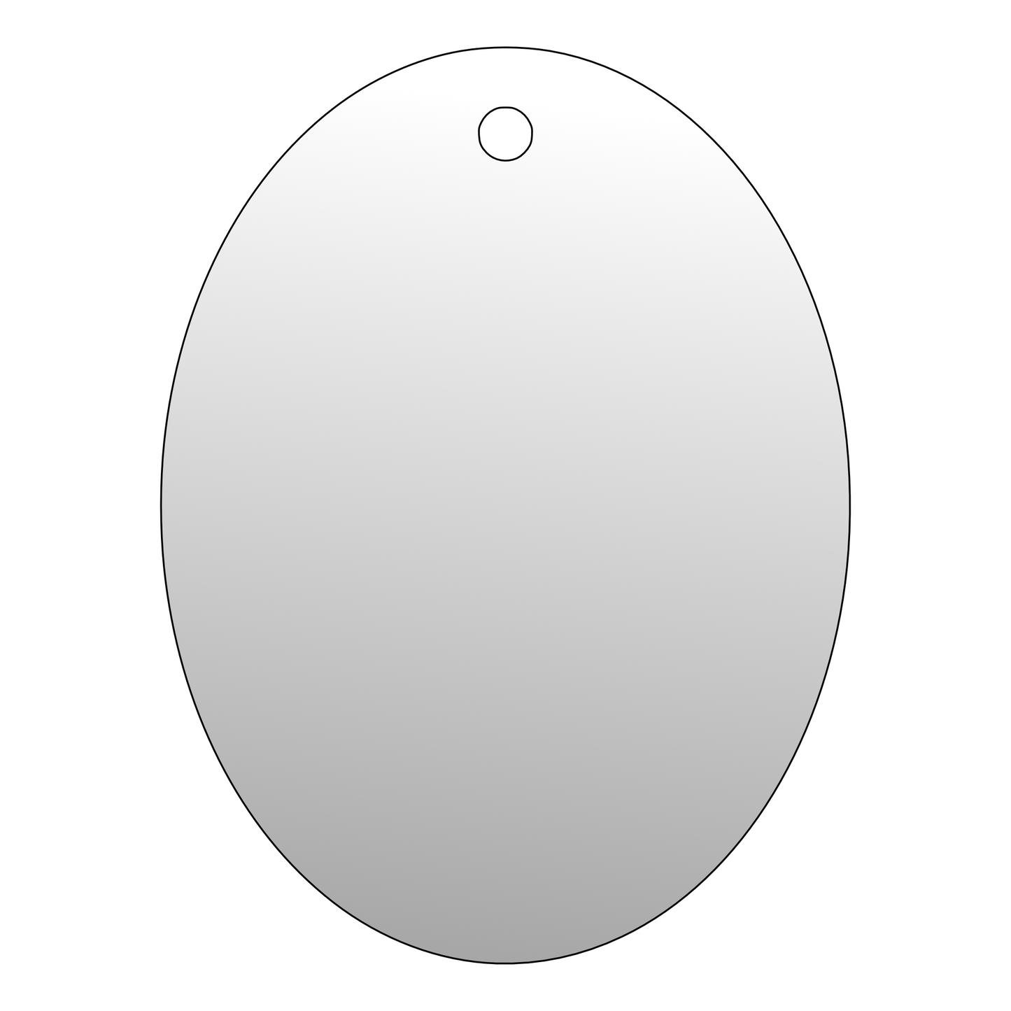 Blank - Oval