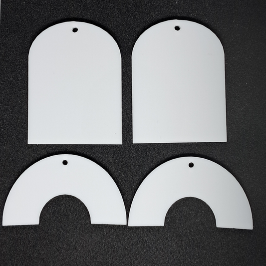 Earring blank - Arch & Rainbow
