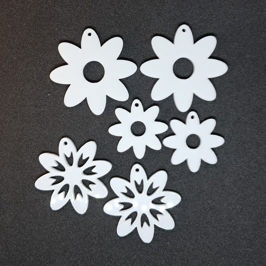 Earring blank - Flowers