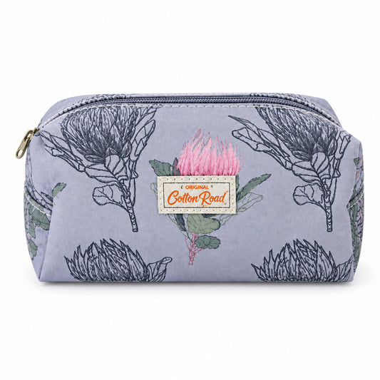 Cotton Road Cosmetic Bag - Boxed Protea 01