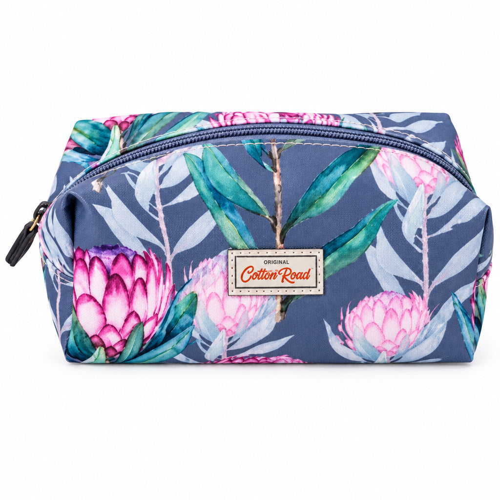 Cotton Road Cosmetic Bag - Boxed Protea 02