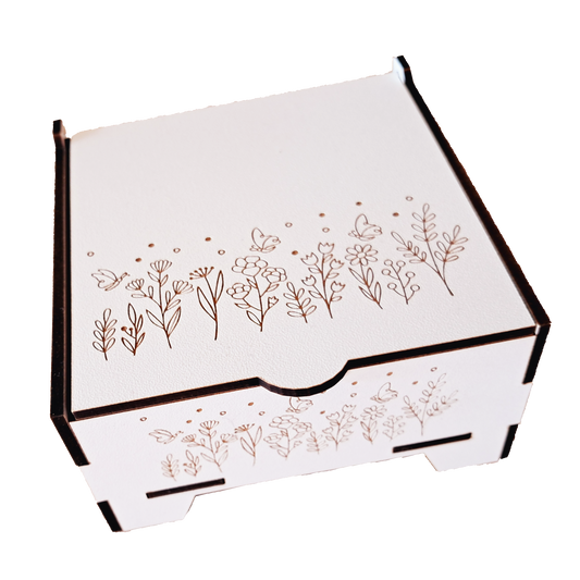Flip lid box - Butterfly garden